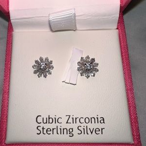 Sterling silver stud earrings